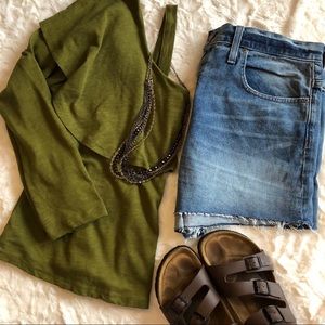 ✨Anthropologie Asymmetrical Top